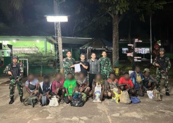 Bawa Emas 18,5 Gram Lewat Jalur Ilegal, 10 Warga PNG Diamankan