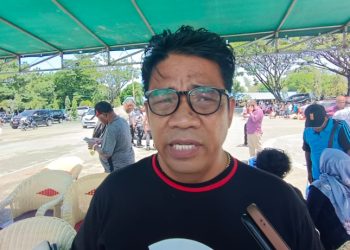 Sihar Tobing Soroti Kegiatan Pasar Murah di Lapangan Apel Kantor Bupati Jayapura