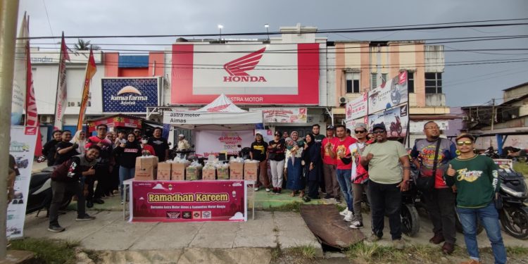 Ramadhan Kareem bersama Astra Motor Aimas dan Komunitas Motor Honda