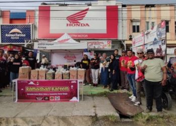 Ramadhan Kareem bersama Astra Motor Aimas dan Komunitas Motor Honda