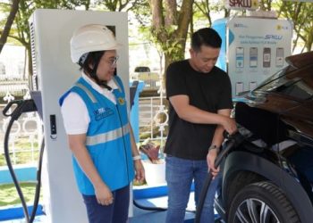 PLN Catatkan Kenaikan Transaksi SPKLU Kali Lipat