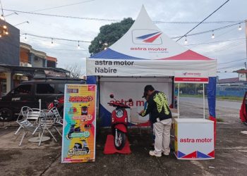 Astra Motor Nabire Perkenalkan Produk Unggulan ke Masyarakat Oyehe Lewat Pameran
