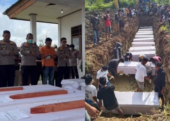 Jenazah Pendulang Emas Korban KKB Dimakamkan di Yahukimo