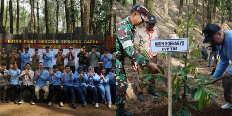 Telkom Regional V Dukung Upaya Penghijauan dan Rehabilitas Lahan