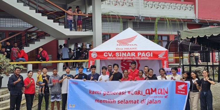 Astra Motor Papua Edukasi Pelajar di Nabire Cara Berkendara Aman