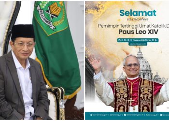 Menteri Agama Apresiasi Pidato Perdana Paus Leo XIV, Pemimpin Tertinggi Umat Katolik