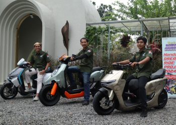 Motor Listrik Honda Dimodifikasi Tiga Talenta Juara Nasional