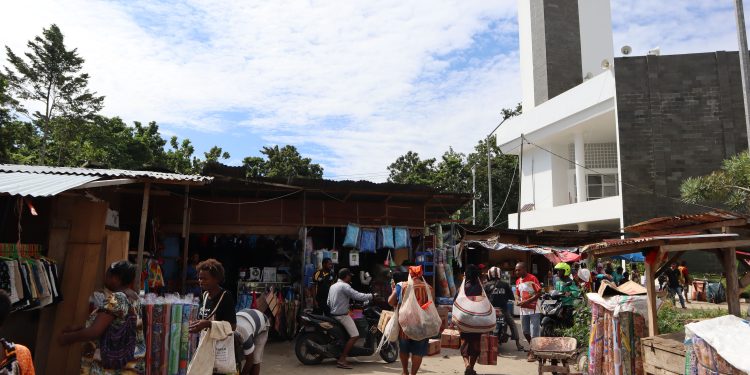 Pasar Perbatasan RI- PNG di Skouw Resmi Dikelola Pemerintah Papua