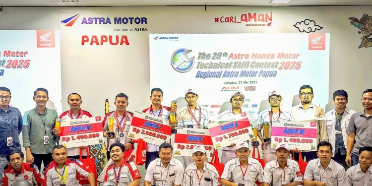 Ini Pemenang Kontes Mekanik dan Service Advisor AHASS