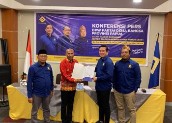 Partai Gema Bangsa Papua Beri Dukungan kepada  BTM – CK Dalam Pilgub