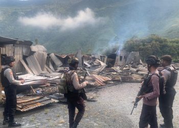 Sejumlah Rumah Pejabat Terbakar di Puncak Jaya