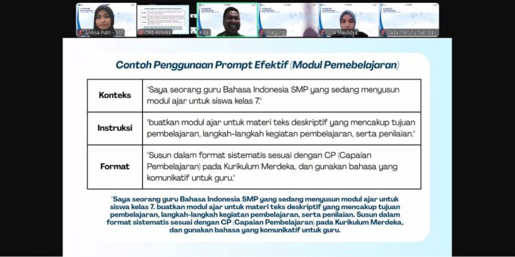 42 Guru Ikuti Webinar Edukatif Penggunaan AI