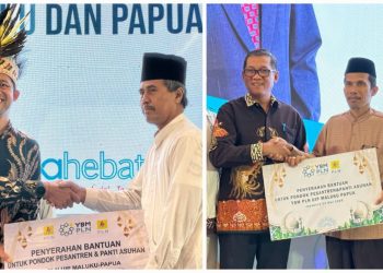 YBM PLN UIP MPA Salurkan Bantuan Kemanusiaan dan Pendidikan