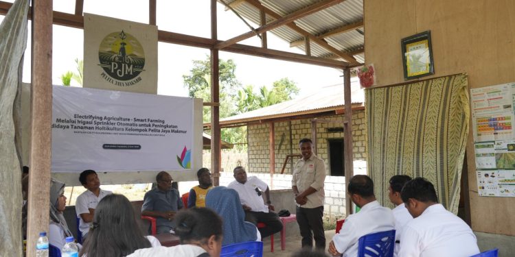 PLN UIP MPA Hadirkan Irigasi Sprinkler Otomatis