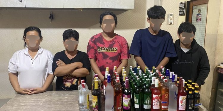 Hasil Penertiban, Polisi Amankan Sejumlah Pemilik Miras Ilegal di Jayapura
