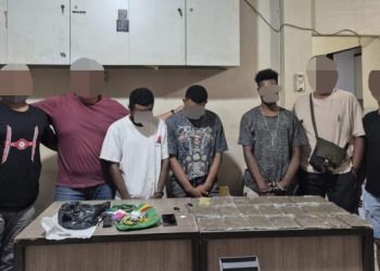 Polisi Kembali Tangkap Tiga Pria Pembawa Ganja, Satu Lainnya WNA