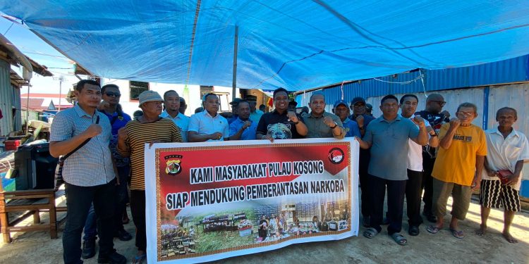 Warga Pulau Kosong Bersatu Lawan Narkoba