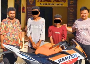 Polisi Ungkap Kasus Curanmor di Jayapura, Dua Pelaku Ditangkap