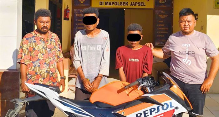 Polisi Ungkap Kasus Curanmor di Jayapura, Dua Pelaku Ditangkap