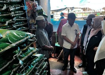 Dewan Pengawas Perum Bulog ke Pasar Sentral Hamadi, Pastikan Distribusi Beras SPHP Sesuai Ketentuan