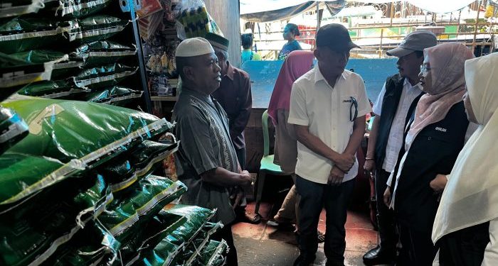 Dewan Pengawas Perum Bulog ke Pasar Sentral Hamadi, Pastikan Distribusi Beras SPHP Sesuai Ketentuan