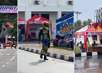 Sinar Pagi Biak Hadir Beri Layanan dan Edukasi Otomotif di Ajang Bupati Cup Race
