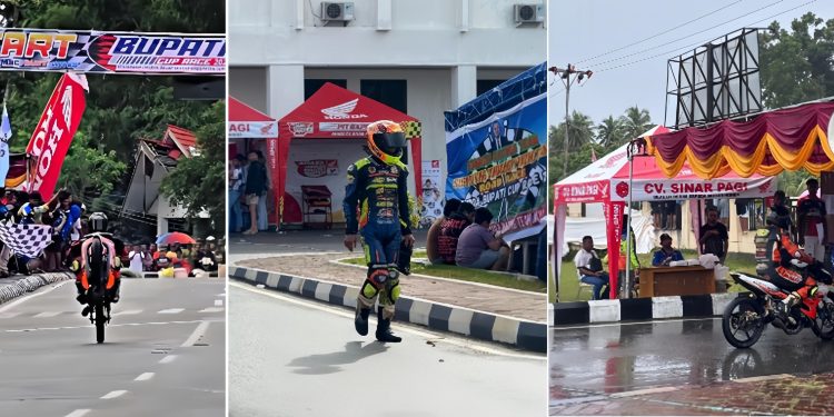 Sinar Pagi Biak Hadir Beri Layanan dan Edukasi Otomotif di Ajang Bupati Cup Race