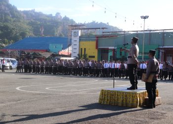 Polresta Jayapura Mantapkan Kesiapan Personel untuk Pengamanan PSU