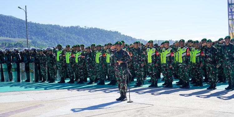 Ribuan Personel Gabungan Siap Amankan PSU Pilgub Papua