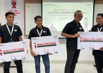 Yayasan AHM Latih Puluhan UMKM Bengkel Sepeda Motor