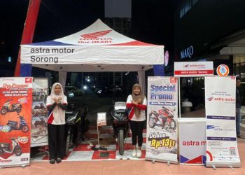 Honda CBR 250 Tampil Gagah di Ramayana Mall Sorong, Diskon Hingga Rp13 Juta