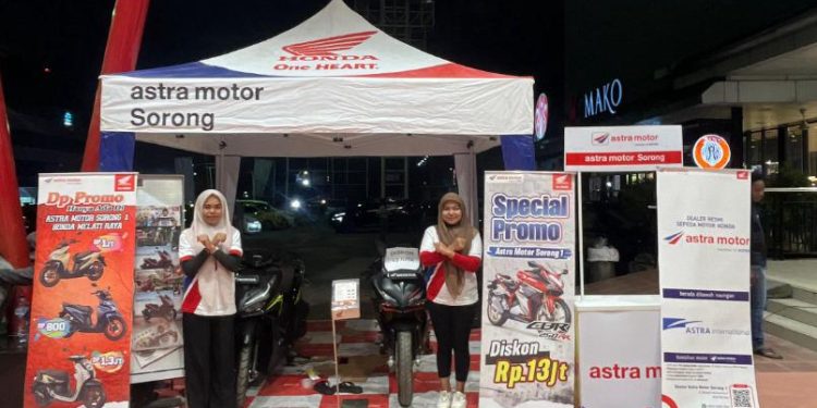 Honda CBR 250 Tampil Gagah di Ramayana Mall Sorong, Diskon Hingga Rp13 Juta
