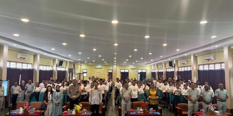 Edukasi Keselamatan Lalu Lintas,  Jasa Raharja Jadikan 100 Pelajar Jayapura Anak Duta Informasi