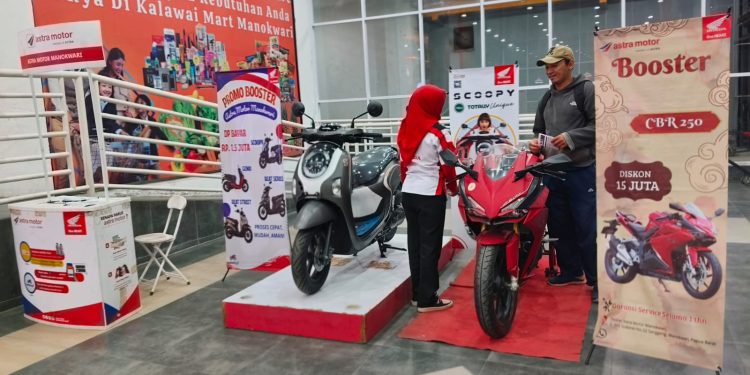 Dekat dengan Konsumen, Astra Motor Manokwari Tampil di Pameran Kalawai Mart