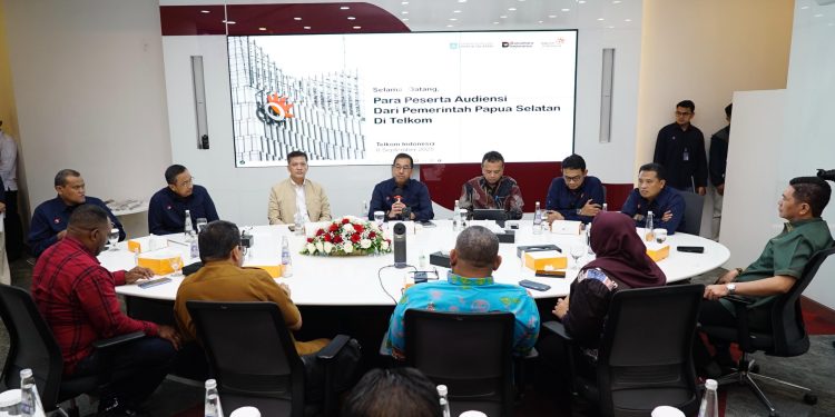 Dihadapan Perwakilan Papua Selatan, Direksi Telkom Beberkan Proses Perbaikan Kabel Laut