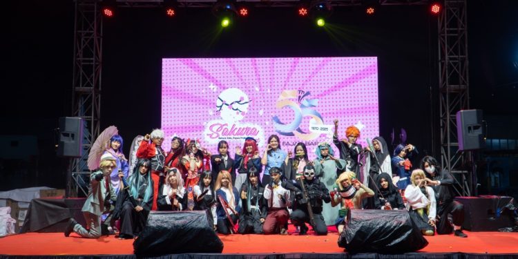 Aksi Cosplayer Bikin Pecah! Sakura Fest 2025 Jadi Ajang Kreativitas Anak Muda Papua