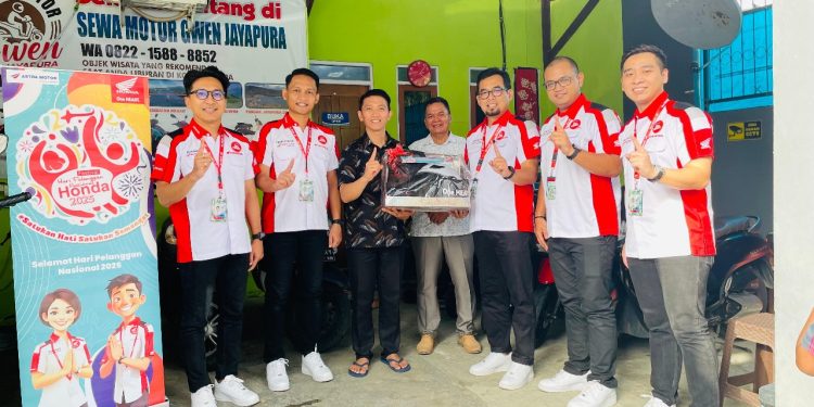 Astra Motor Papua Beri Apresiasi, Antar Langsung Kendaraan Konsumen