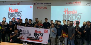 Bikers Papua Panaskan Mesin Menuju HBD 2025
