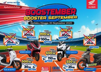 Lewat Boostember, Cicilan Motor Honda Lebih Ringan