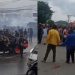 Aksi Demo Aliansi Mahasiswa di Jayapura Berujung Ricuh