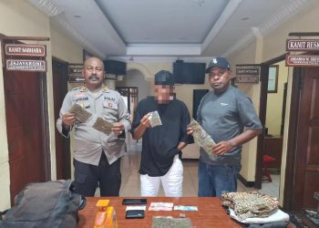 Polisi Amankan Miras Ilegal dan Narkotika Jenis Ganja di Pelabuhan Laut Jayapur