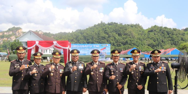 Hadiri HUT ke-80 TNI di Jayapura, Kapolresta : Terus Membawa Indonesia Menuju Kemajuan
