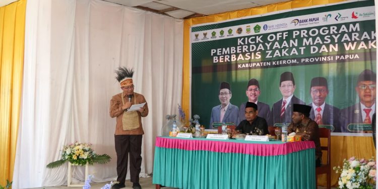 Kemenag Tegaskan Sinergi Lintas Pihak Kunci Sukses Kampung Zakat di Keerom