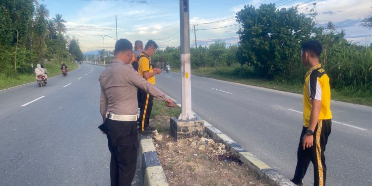 Seorang Pengendara Tewas usai Alami Pecah Ban Motor