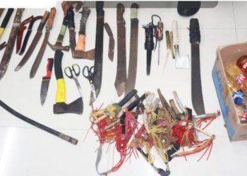 Miras Hingga Sajam Diamankan dari Lokasi Pertunjukan Musik di Merauke