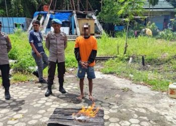 Disaksikan Berbagai Pihak, Polisi Musnahkan Narkotika Jenis Ganja