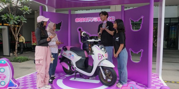 Kolaborasi Unik Honda Scoopy dan Kuromi