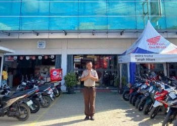 Terapkan 5S, Security Dealer Honda di Papua Siap Sambut Konsumen