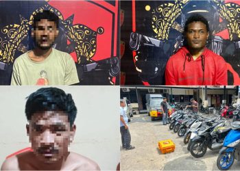 Tiga Orang Sindikat Curanmor Dibekuk, 10 Motor Diamankan