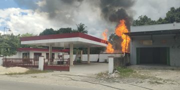 APMS di Nimbokrang Terbakar, Satu Operator Alami Luka Serius